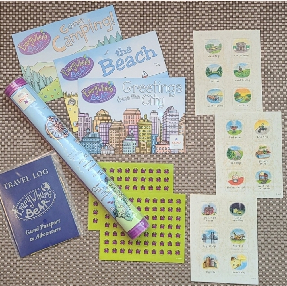 2 sets Kid's Gund Passport to Adventure